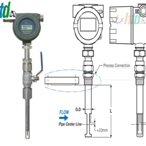 ĐỒNG HỒ ĐO LƯU LƯỢNG THERMAL ĐẦU DÒ 
